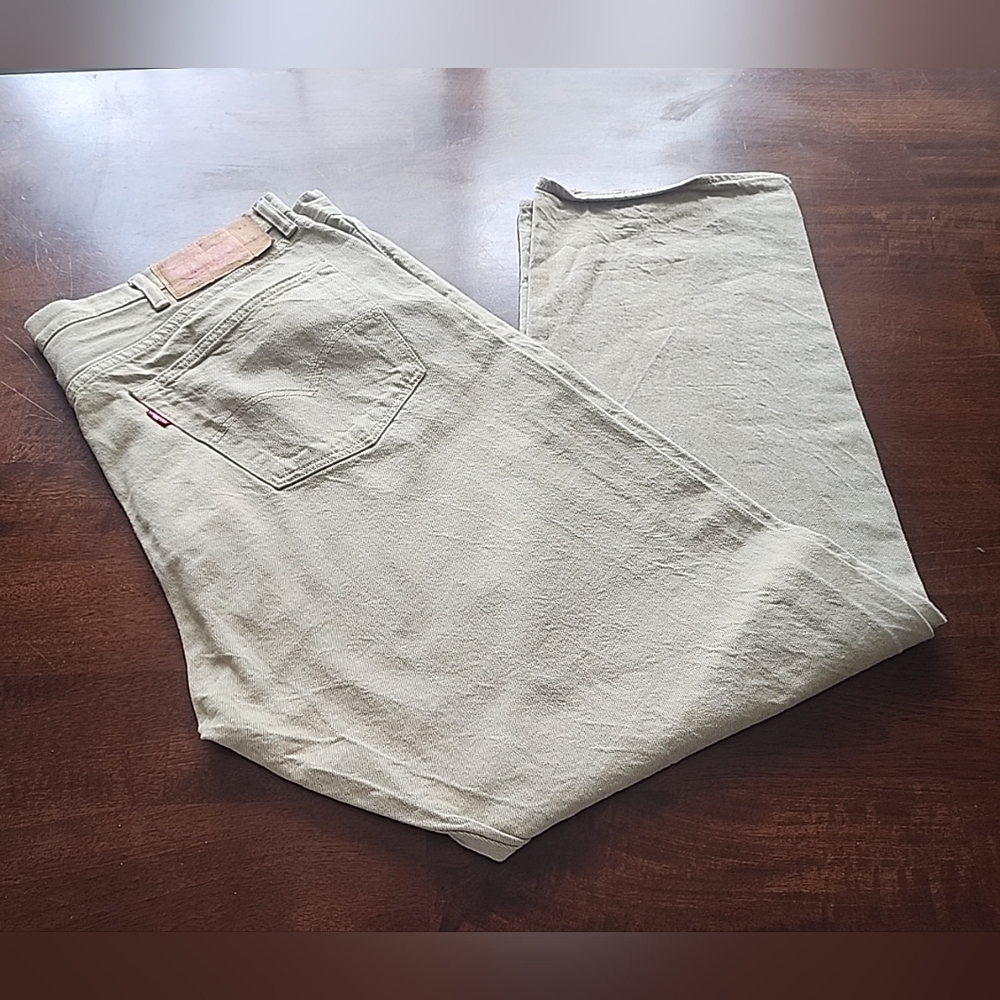 Levi's Men's Straight Jeans in Light Tan